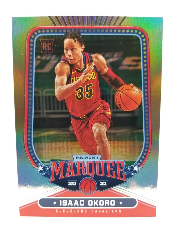 2020-21 Panini Chronicles Marquee Isaac Okoro #252 RC Rookie Holo Cleveland