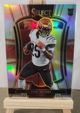 2025 Panini Select - Premier Level Tahj Brooks #158 Silver Prizm (RC)