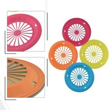 4 Pack Sedmoon Paper Plate Holders Convenient and Colorful Perfect for Parties