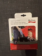 Britax ~ Adult Cup Holder ~ Stroller Accessory ~ S857000 ~ Black ~ Brand New