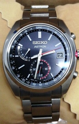 Seiko Astron 8B63-0BA0 GPS Solar Titanium Mens Watch With Box | eBay