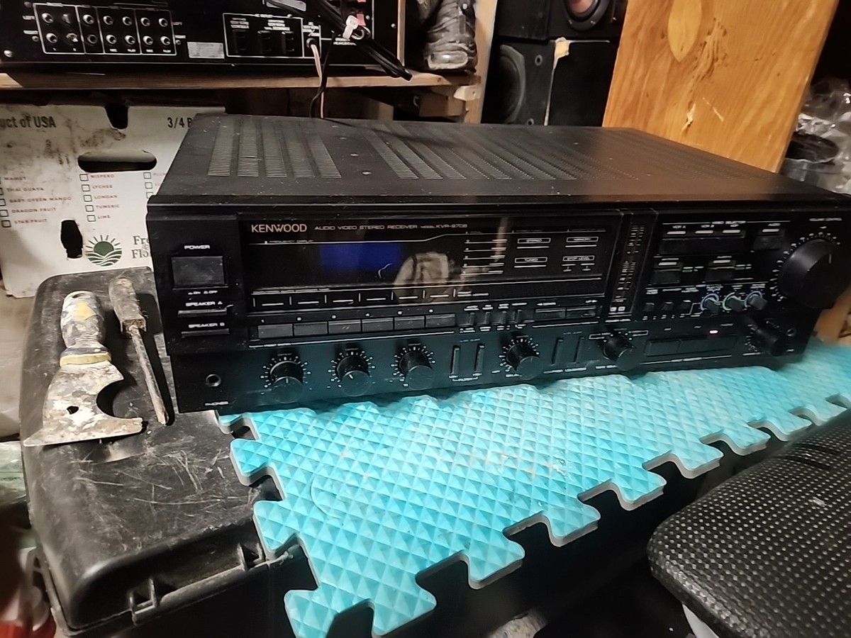 Vintage KENWOOD AV RECEIVER KVR-970B - Tested | eBay