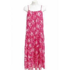 Lumiere Pink and White Floral Lined Spaghetti Strap Sundress - NWT - Medium
