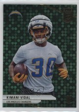 2024 Panini Donruss Elite Rookies Green Disco Kimani Vidal #169 3gq