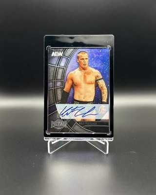 2025 SkyBox Metal Universe AEW Kyle Fletcher Base Silver FX Auto Parallel SSP