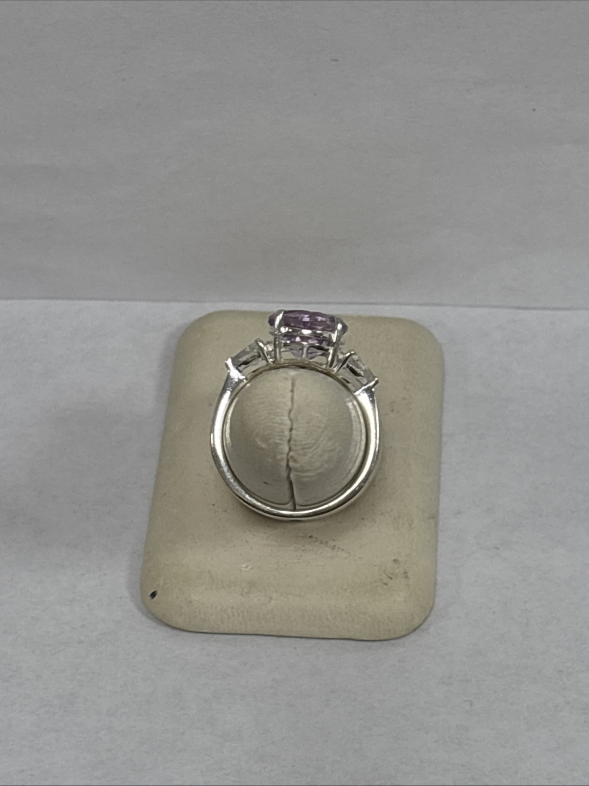 Pink Stylish Sterling Silver Ring Solid 925 Size 8 - image 3