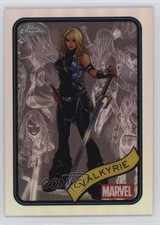 2025 Topps Chrome Marvel Comics Refractor Valkyrie #187 10uo