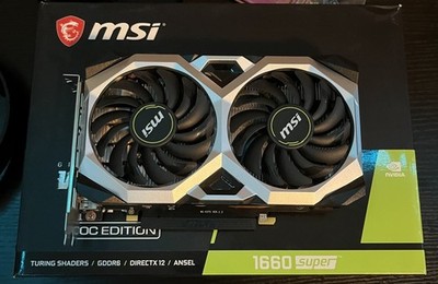 MSI NVIDIA GeForce GTX 1660 SUPER OC 6GB GDDR6 DirectX 12 HDMI/DP