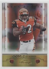 2008 Prestige Xtra Points Gold 143/250 Rudi Johnson #20 1k3