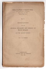 Hamlin. Geography and Geology of Mount Katahdin Cambridge 1881