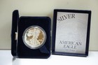2002 W AMERICAN SILVER EAGLE 1OZ PROOF $1 COIN W/ U.S. MINT BOX& COA. — photo 1