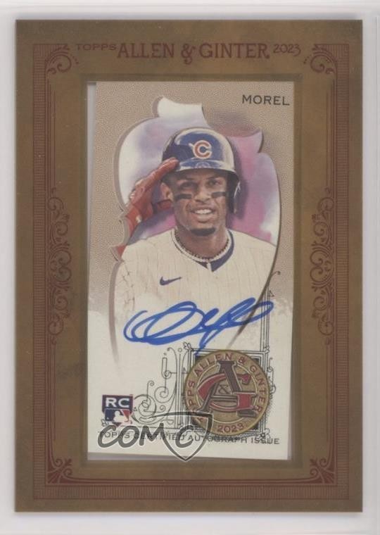 2023 Topps Allen & Ginter Framed Mini Christopher Morel Rookie Auto RC 0rf