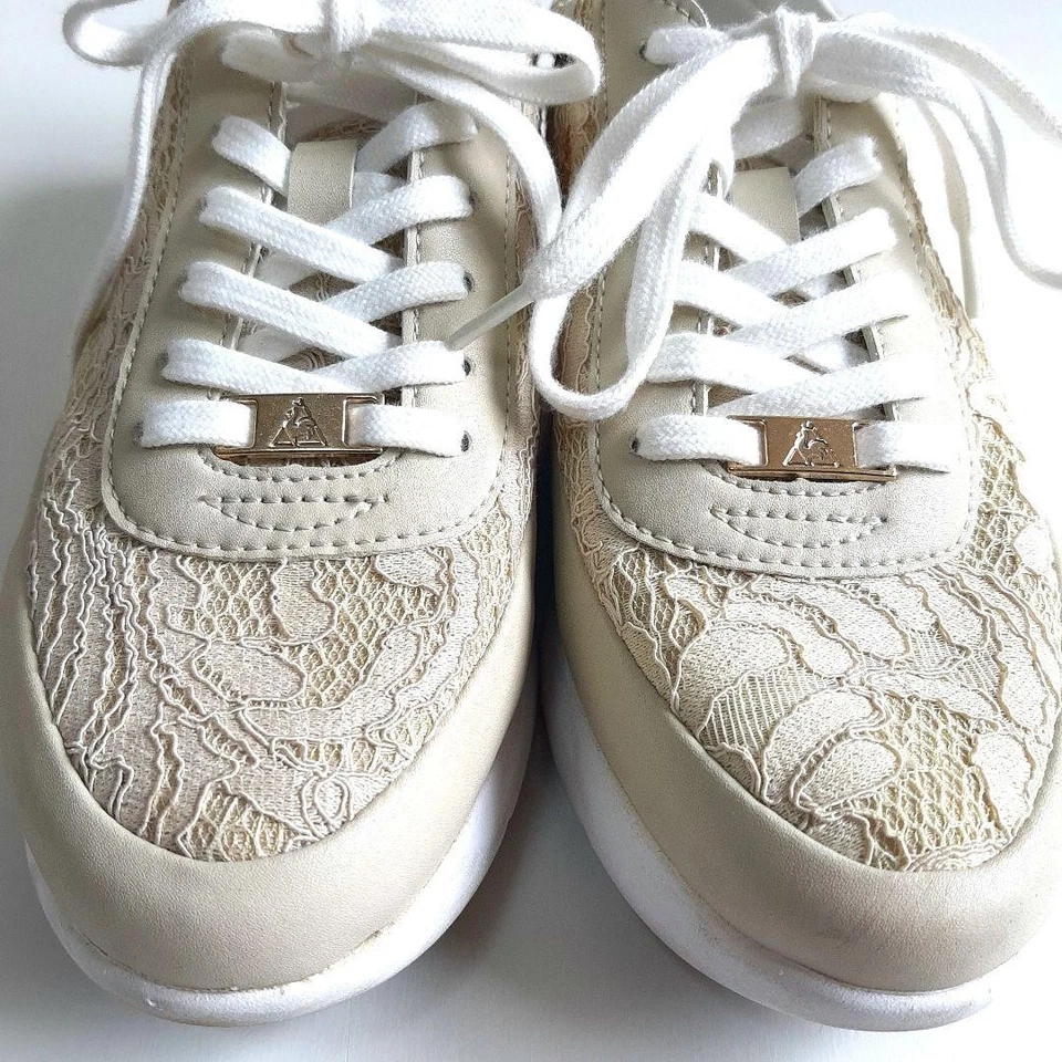 le coq sportif MJ1 Sneakers Women's 23cm US6 UK4 White Pre-owned - Image 3 of 4