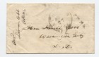 1850s Athens GA stampless cover to Howell Cobb black CDS and free [7082.23] — photo 1