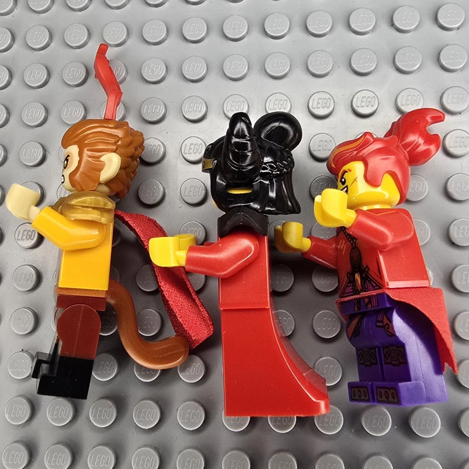 Lego Monkie Kid Minifigures Lot MK010 MK012 MK015 Monkey King, Princess, Red Son - Image 4 of 4
