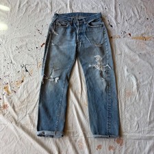 Vintage 70s Levi s 501 Redlines Jeans Size 31x29 Selvedge