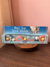 Vintage Chicco Bird-Star Stroll Mobile Rattles for Stroller / Car Seat NEW NOS