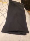 Big Mens Black Dress Pants With Cuffs 42 X 27 — photo 2