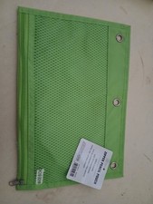 Lime Green Pencil Pouch with Zipper for School Office Stationery Supplies New
