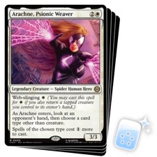 ARACHNE, PSIONIC WEAVER X4 Marvel's Spider-man SPM Magic MTG MINT CARD