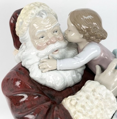 LLADRO #1960 SANTA I’VE BEEN GOOD LTD ED FIGURINE ORIGINAL BOX & COA LARGE MINT! - Picture 2 of 7