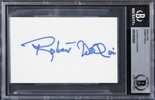 Robert DoQui Coffy Authentic Signed 3x5 Index Card Autographed BAS Slabbed