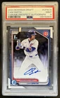 2024 Bowman Draft Cam Smith Chrome Auto 1st Prospect #CPA-CS Cubs PSA 9