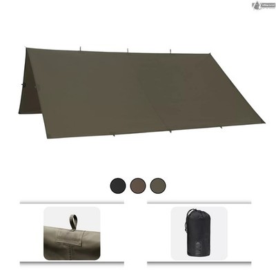 Helikon Supertarp Small Spark Resistant Bushcraft Camping Tarp Nylon 19 Points