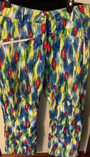 Obermeyer Ladies Ski/Snow Pants Multicolor Color Sz. 8