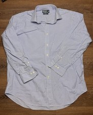 Polo Ralph Lauren Long Sleeve Button-Up XL White/Blue Classic Fit
