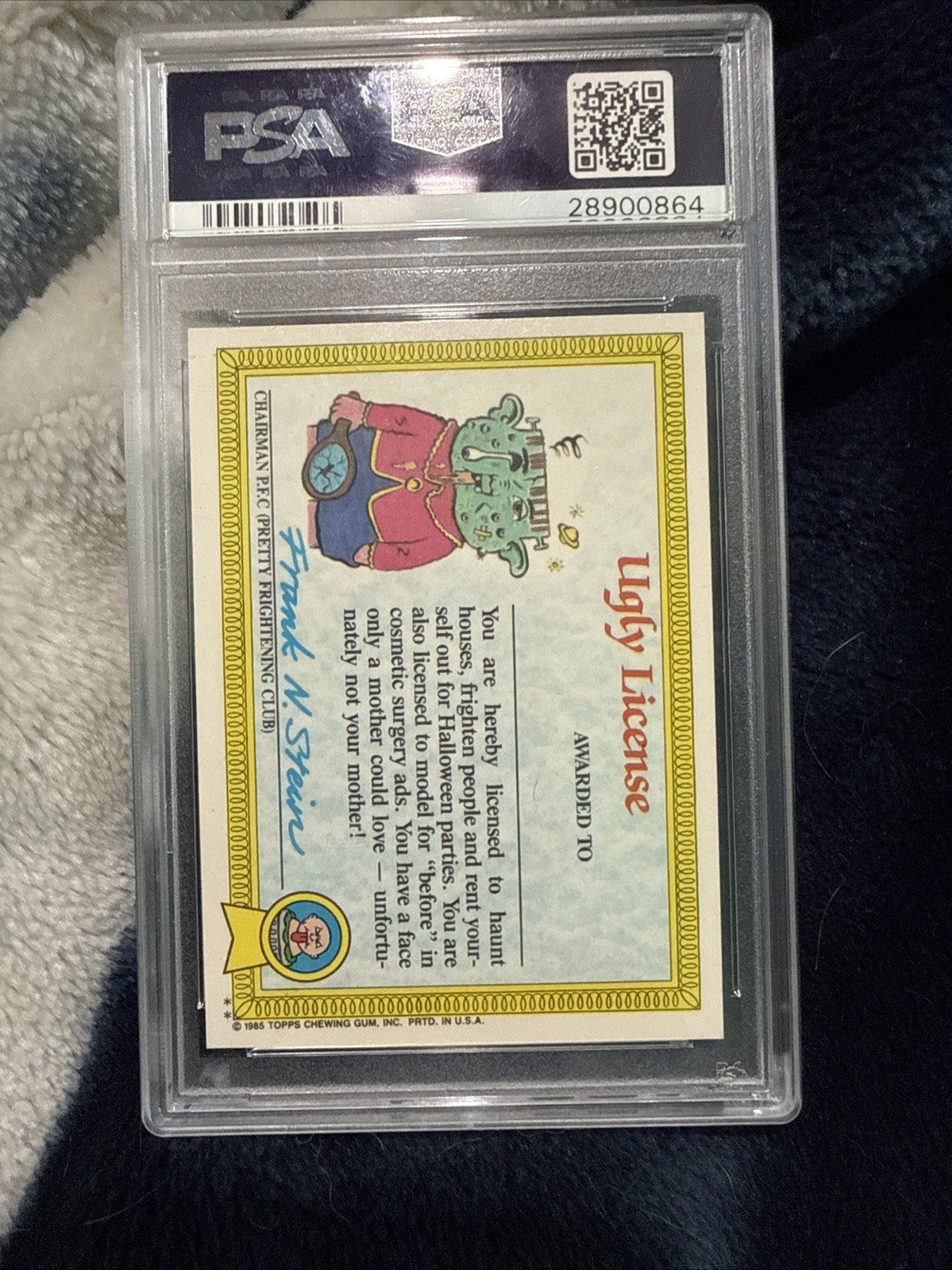 1985 Garbage Pail Kids #31b Flat Pat Glossy PSA 9 MINT  view 2