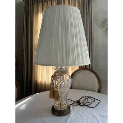 Tritschler & Winterhalder West German Hand-Cut Lead Crystal Table Lamp   Vintage