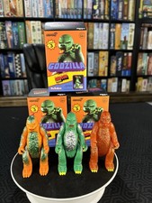 SUPER7 GODZILLA REACTION SHOGUN 3.75" FIGURES SERIES 3 SET OF 3 NEW TRIBUTE 54