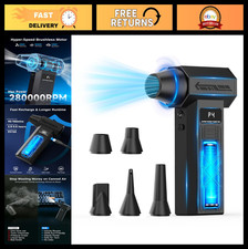 Rechargeable Compressed Air Duster - 280,000 RPM Electric Blower for Keyboard, P
