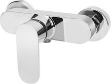 Shower Mixer Valve Wall Mounted, Shower Mixer Tap Bar Chrome Brass Manual Shower