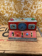 RARE 50s Cragstan Radar Scope Air Defense Center Tin Toy Japan Battery Op As Is