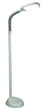 Baltoro LED Floor Lamp Natural Spectrum,12 watt Grey, SL5757GL Rocker Switch
