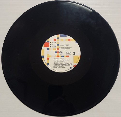 Glass Tiger Don’t Forget Me Vinyl Record 12” 45 RPM Maxi ED 216 Manhattan 1986 - Picture 6 of 24