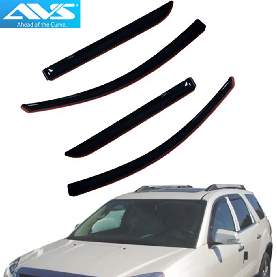 Juego de 4 piezas de acrílico de humo deflector en canal Ventvisor automático Ventshade 194632 Foto 3 de 3