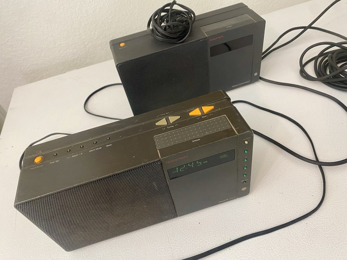 Nakamichi Clock Radio 1 Stereo Companion | Vintage | Bundle For