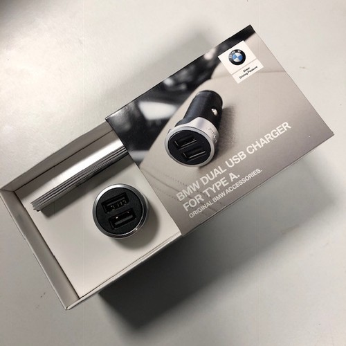 New Genuine BMW Dual USB Charging Adapter 65412458285 eBay