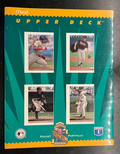 1993 Mead Upper Deck Pocket Portfolio: Mussina, Fisk