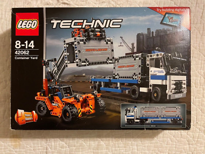 LEGO Technic 42062: Container Yard - All NEW Sealed Bags in Opened Box w/ Manual