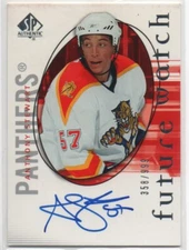 2005-06 SP Authentic /999 Anthony Stewart #159 Rookie Auto RC