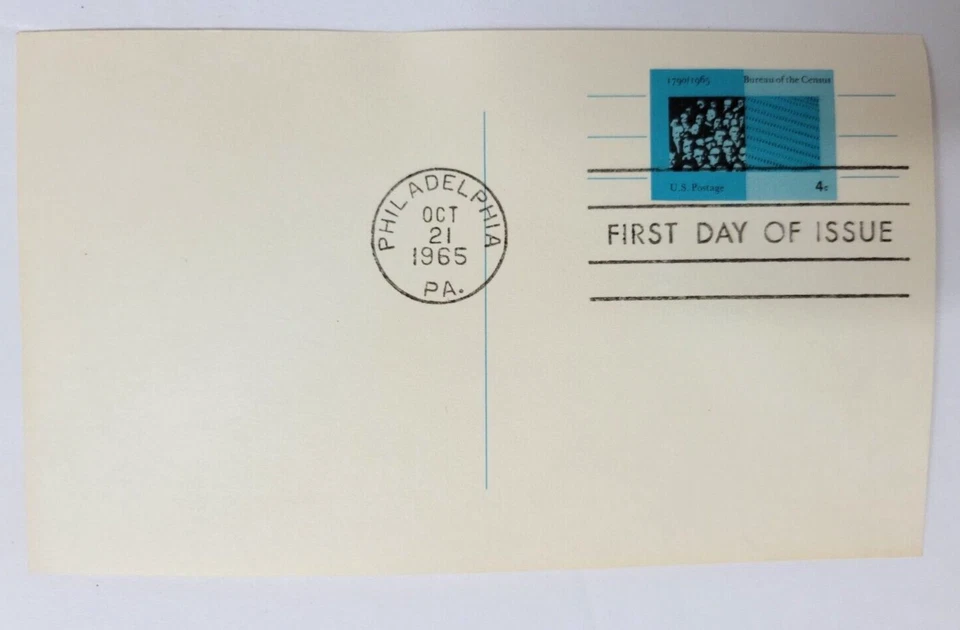 Lot of 2 US First Day Cover Postcard October 21, 1965 Philadelphia PA Cancel - Image 2 of 4