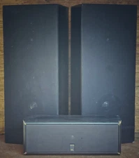 JBL Three Speaker Black Wired Surround Sound Home Theater System