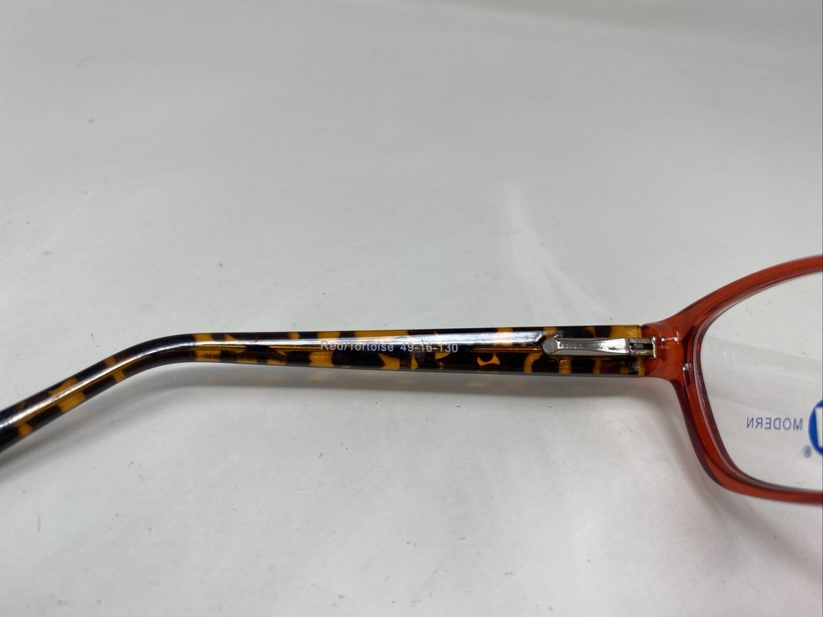 Modern INNOCENT RED/TORTOISE 49-16-130 Plastic Full Rim  display picture 1