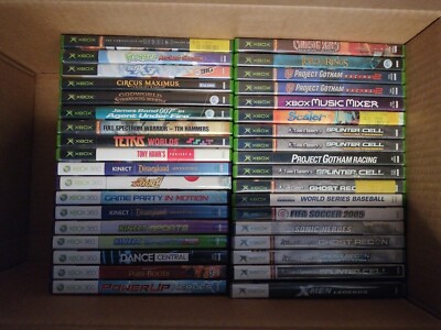 Xbox 360 & Original Xbox Game Lot Bundle Of 35 Video Games