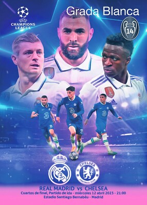 2023 REAL MADRID v CHELSEA CHAMPIONS LEAGUE QUARTER FINAL
