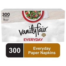Vanity Fair Everyday Paper Napkins, 300 Total Napkins